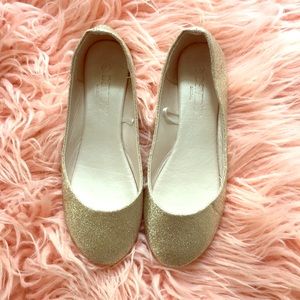 David’s Bridal Glitter Flats
